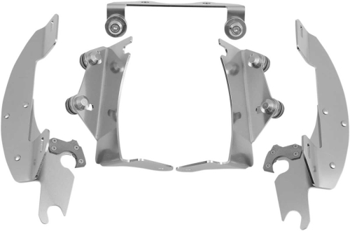 Memphis Shades - Memphis Shades Trigger-Lock Mount Kit for Batwing Fairing - Polished - MEK1911