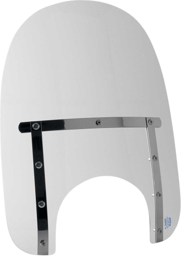 Memphis Shades - Memphis Shades Memphis Slim Windshield (9in. Cutout) - 17in. - Clear - MEM4220