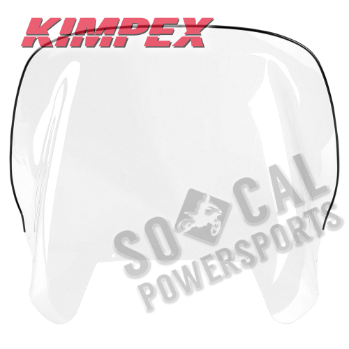 Kimpex - Kimpex Polycarbonate Windshield - Standard - 21.5in. - Clear - 06-645-03