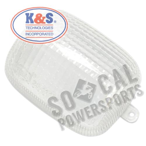 K&S Technologies - K&S Technologies DOT Approved Turn Signal Replacement Lens - Clear - 25-1140C