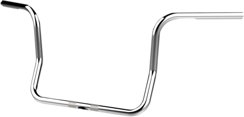 Khrome Werks - Khrome Werks 1in. Bagger Bobber Ape Hanger Handlebar - 12in. - Dimpled and Drilled - Chrome - 300201
