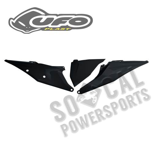 UFO Plastics - UFO Plastics Side Panels - Black - KT04093001