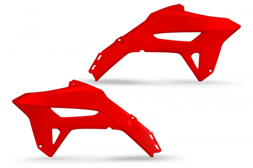 UFO Plastics - UFO Plastics Radiator Covers - 00-21 CR Red - HO05605-070