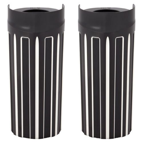 Arlen Ness - Arlen Ness 10-Gauge Fork Boot Covers - (+2in.) Black - 20-057