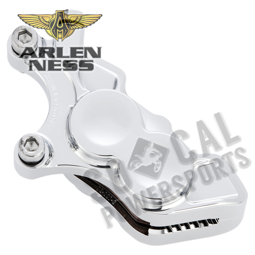 Arlen Ness - Arlen Ness 4-Piston Brake Front Caliper for 11.8in. Rotors - Chrome - 02-222