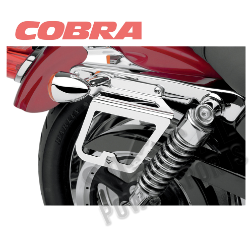 Cobra - Cobra Saddlebag Supports - Chrome - 602-6103