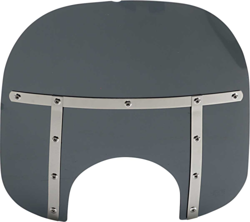 Memphis Shades - Memphis Shades Memphis Fats Windshield (9in. Cutout) - 15in. - Dark Black Smoke - MEM35210