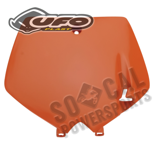 UFO Plastics - UFO Plastics Front Number Plate - Orange - KT03071-127