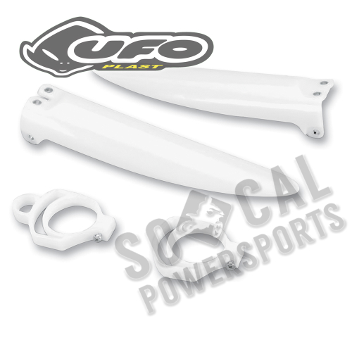 UFO Plastics - UFO Plastics Fork Slider Protectors - White - KA03711280