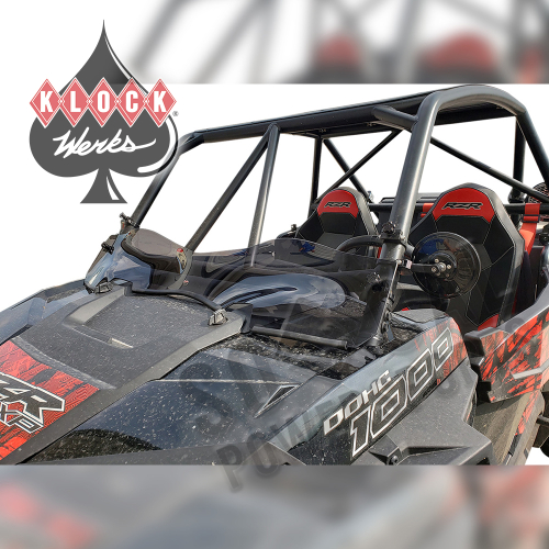 Klock Werks - Klock Werks R-Spec Flare Windshield Kit - Dark Smoke - KW05-01-0529-DS