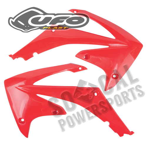 UFO Plastics - UFO Plastics Radiator Covers - 00-12 CR Red - HO04637-070