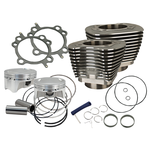 S&S Cycle - S&S Cycle 98in. Big Bore Kit - Black Powder-coat - 910-0481