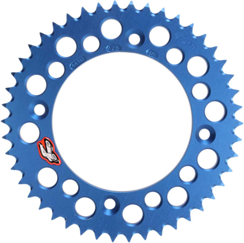 Renthal - Renthal Ultralight Rear Sprocket - 46T - Blue - 441U-428-46GPBU