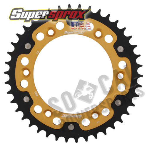 Supersprox - Supersprox Stealth Rear Sprocket - 42T - RST-990-42-GLD