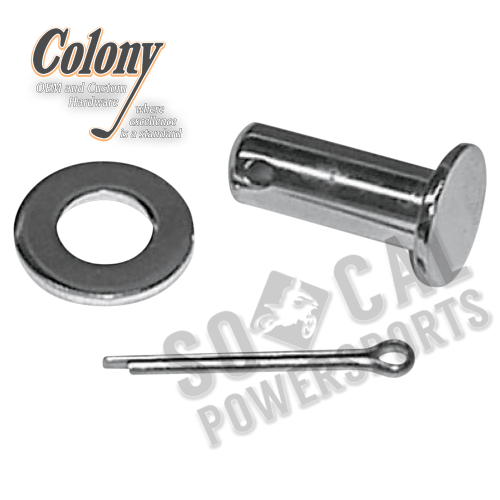 Colony - Colony Rear Brake Caliper Anchor Arm Bolt Kit - Chrome - 2564-3