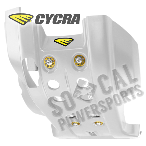 Cycra - Cycra Full Combat Skid Plate - White - 1CYC-6217-42