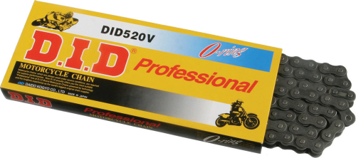 D.I.D - D.I.D 420 V Pro Series O-Ring Chain - 120 Links - Natural - 420Vx120RB