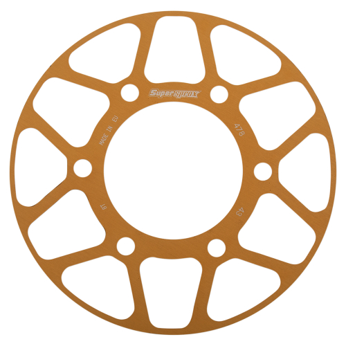 Supersprox - Supersprox Edge Disc Insert - 43T Rear Sprocket - Gold - RACD-478-43-GLD
