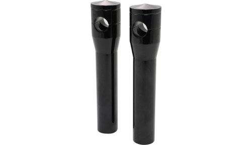 Accutronix - Accutronix Custom Risers for Springer Triple Trees - 8in. - Black - HRS1358-B