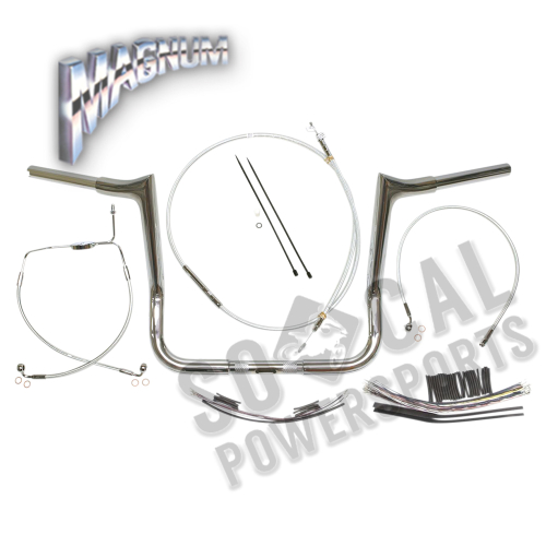 Magnum - Magnum 1-1/4in. Viking Bagger Handlebar Kit - 14in. - Chrome - 38830-414