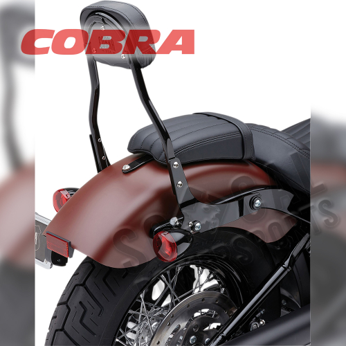 Cobra - Cobra Round Detachable Backrest - Black - 602-2010B