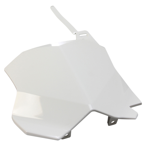 UFO Plastics - UFO Plastics Front Number Plate - White - KA04738-047