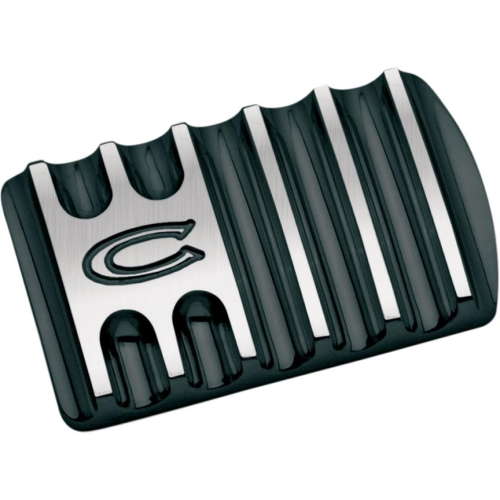 Covingtons - Covingtons Brake Pedal Pad - Finned - Gloss Black - C1042-B