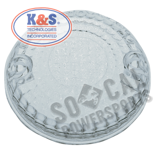 K&S Technologies - K&S Technologies DOT Approved Turn Signal Replacement Lens - Clear - 25-2020C