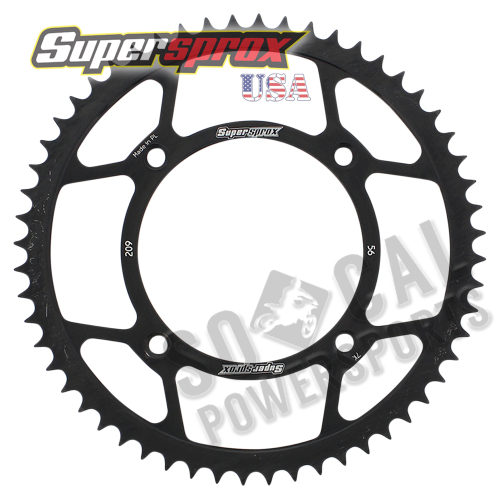 Supersprox - Supersprox Steel Rear Sprocket - 56T - RFE-209-56-BLK