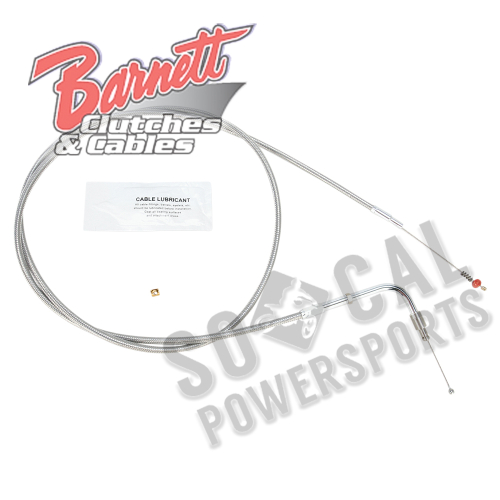 Barnett - Barnett Stainless Clear-Coated Idle Cable (+10in.) - 102-30-40016-10