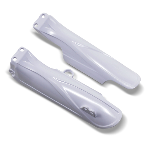 UFO Plastics - UFO Plastics Fork Slider Protectors - White - YA04874-046