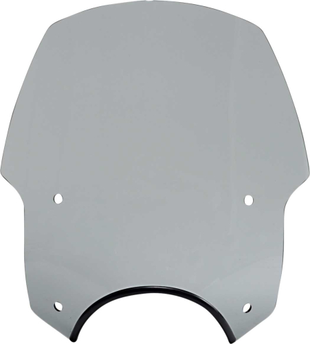 Memphis Shades - Memphis Shades Alley Cat Sportshield Windshield (9in. Cutout) - Black Smoke - MEP56212
