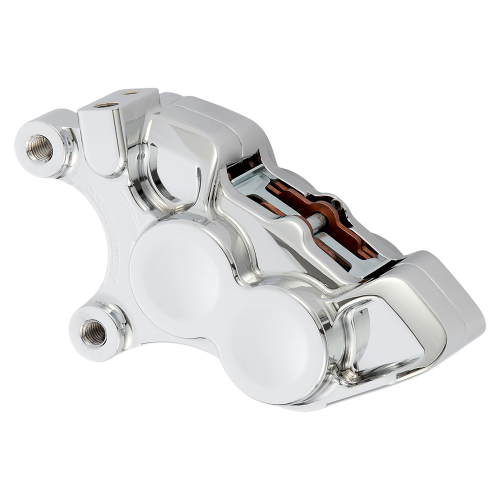 Arlen Ness - Arlen Ness 4-Piston Brake Front Caliper for 11.8in. Rotors - Chrome - 02-220