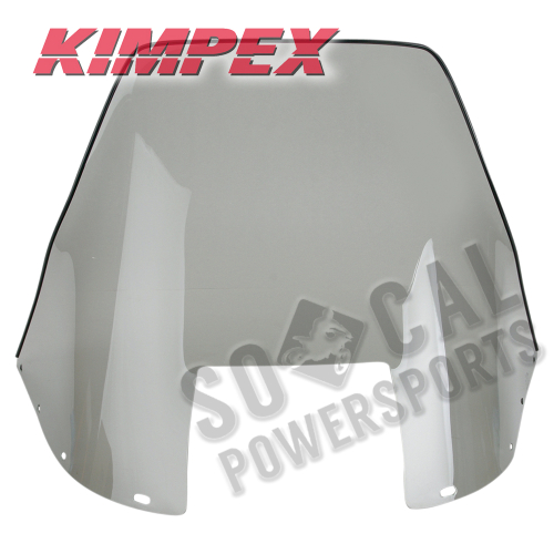 Kimpex - Kimpex Polycarbonate Windshield - Standard - 19in. - Smoke - 06-223-01