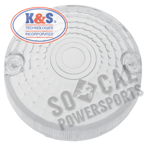 K&S Technologies - K&S Technologies DOT Approved Turn Signal Replacement Lens - Clear - 25-3010C