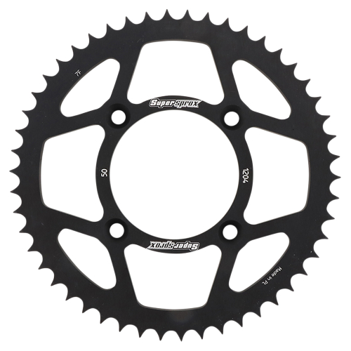Supersprox - Supersprox Aluminum Rear Sprocket - 50T - RAL-1204-50-BLK