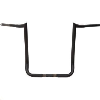 LA Choppers - LA Choppers 1-1/4in. Prime Ape Handlebars - 18in. Rise - Fat Black - LA-7352-18M
