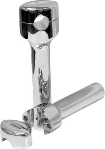 LA Choppers - LA Choppers Hefty Mohawk Riser for 1-1/4in. Handlebar - 6in. Tall - Chrome - LA-7404-06