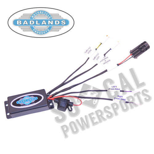 Badlands M/C Products - Badlands M/C Products Plug-N-Play Illuminator - ILL-IND-FR