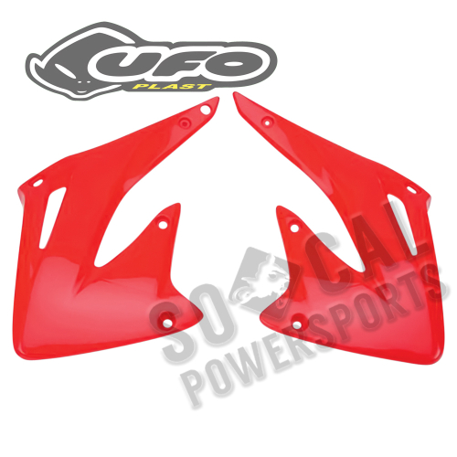 UFO Plastics - UFO Plastics Radiator Covers - 00-12 CR Red - HO03693-070