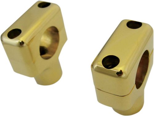 LA Choppers - LA Choppers 1.5in. Brass Handlebar Risers - LA-7401-50
