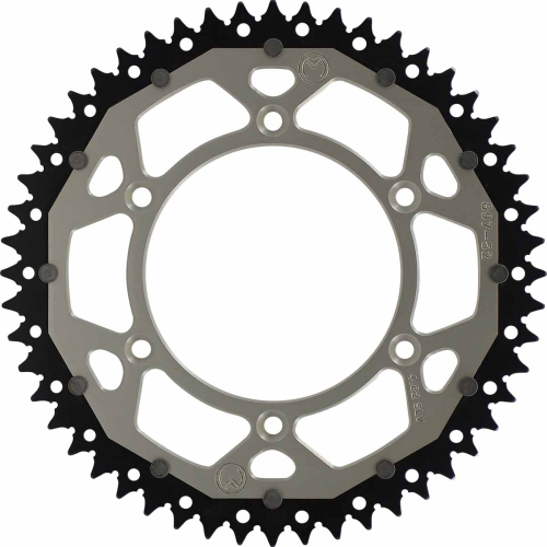 Moose Racing - Moose Racing Dual Rear Sprockets - Silver - 52T - 1210-897-52-11X