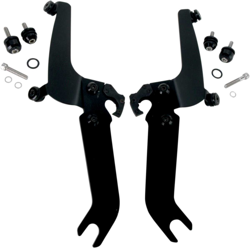 Memphis Shades - Memphis Shades Trigger-Lock Mount Kit for Sportshield Windshields - Black - MEB8923