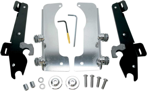 Memphis Shades - Memphis Shades Trigger-Lock Mount Kit for Batwing Fairing - Black - MEK1938