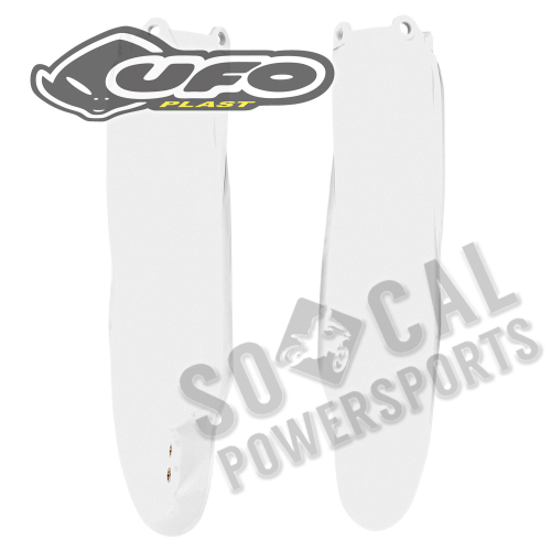 UFO Plastics - UFO Plastics Fork Slider Protectors - White - YA04814-046