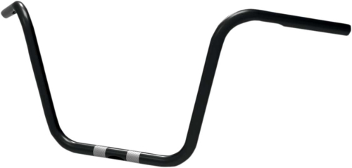 Khrome Werks - Khrome Werks 1in. Ape Hanger Handlebar - Dimpled and Drilled - Black - 300821