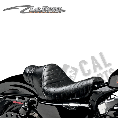 Le Pera - Le Pera Stubs Spoiler Seat - Black Stripe - LK-416BLK
