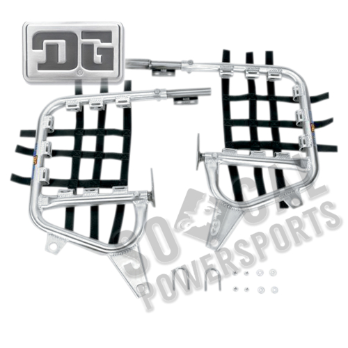 DG Performance - DG Performance Alloy Nerf Bars - Alloy Bar - Black Web - 60-4344