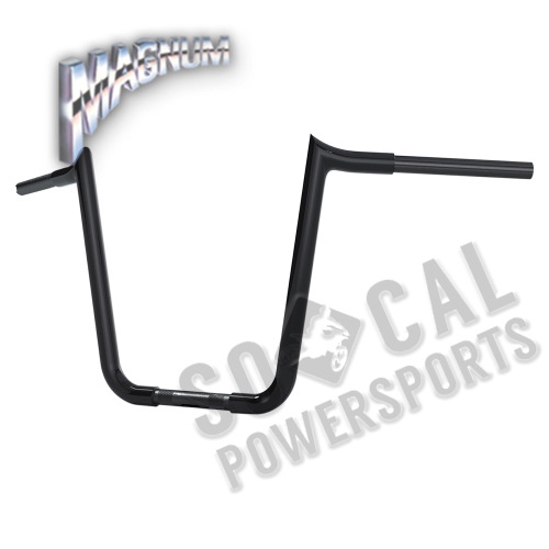 Magnum - Magnum 1-1/4in. Viking Ape Hanger Handlebar - 12in. - Gloss Black - 4HB-312