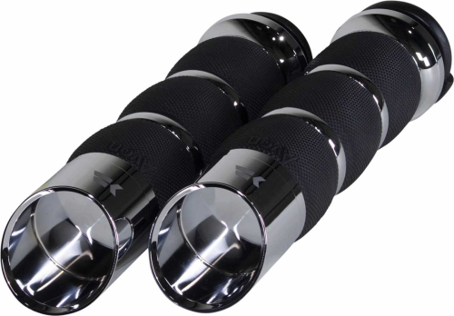 Khrome Werks - Khrome Werks Edge Grips - Air Cushion - Chrome - 500170